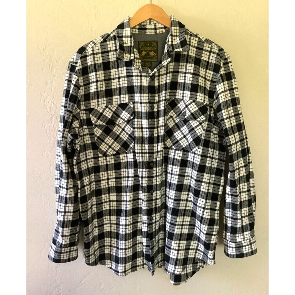 Anchorage Expedition Shirt Men's XL Plaid Flannel Grandpa Farmcore Outdoorsy EUC